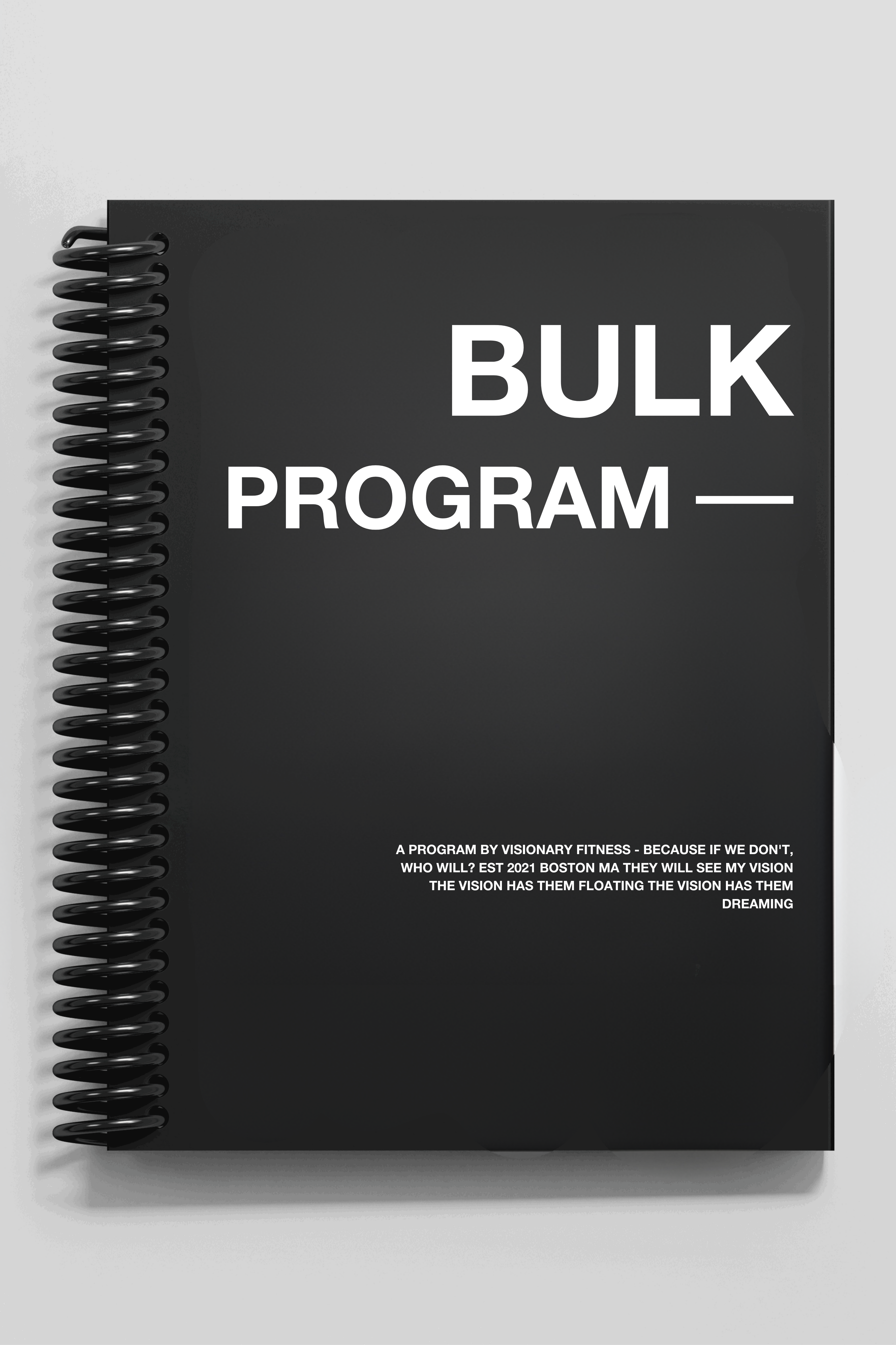 FREE BULK PROGRAM
